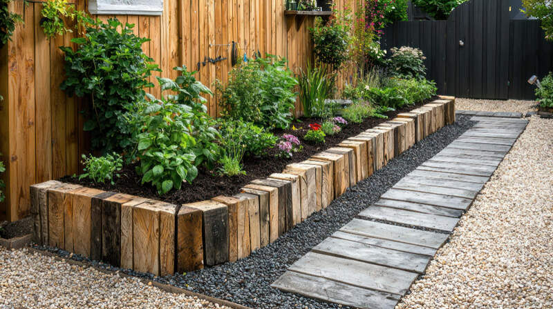 Palisady w stylu minimalistycznym