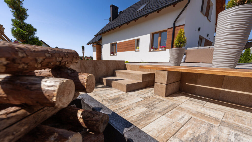 materiały do budowy schodów na skarpie