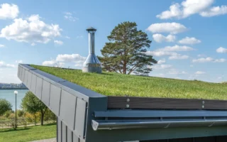 Płyty brukowe a zielone dachy i tarasy