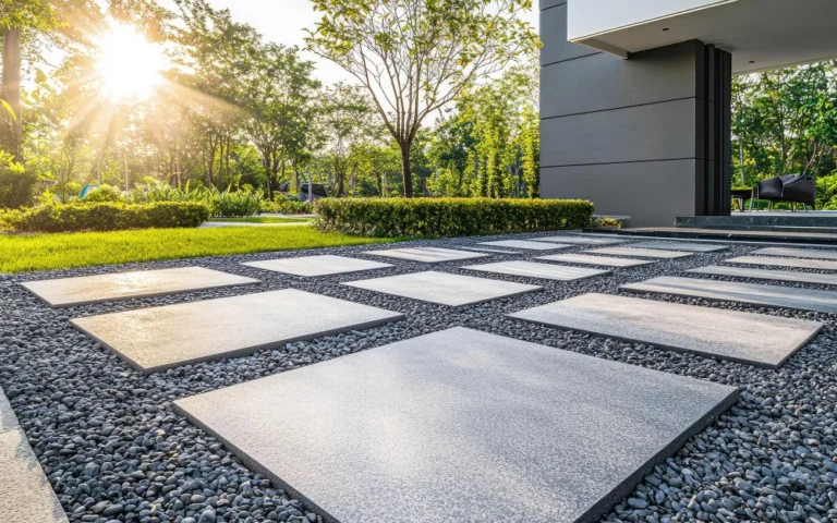 Jak łączyć różne elementy betonowe w ogrodzie