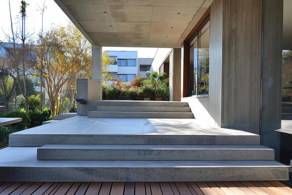 Jak łączyć stopnie schodowe z płytami na tarasie