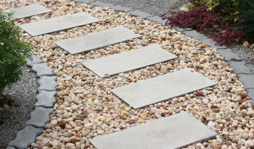 Czyszczenie obrzeży betonowych